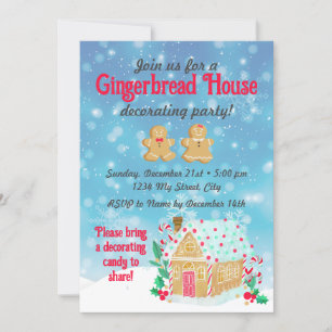 Invitación a la fiesta de decoración de casas de j