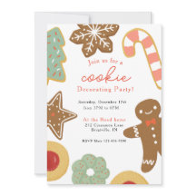 Invitación a la Fiesta de Decoración de Galletas