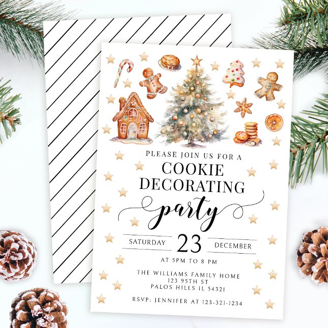 Invitación a la fiesta de decoración de galletitas (Subido por el creador)