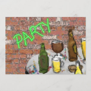 Invitación a la fiesta de degustación de cerveza B