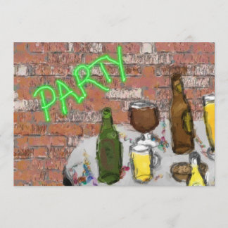 Invitación a la fiesta de degustación de cerveza B