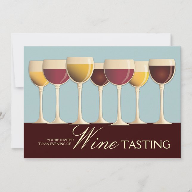 Invitación a la fiesta de degustación de vinos de  (Anverso)