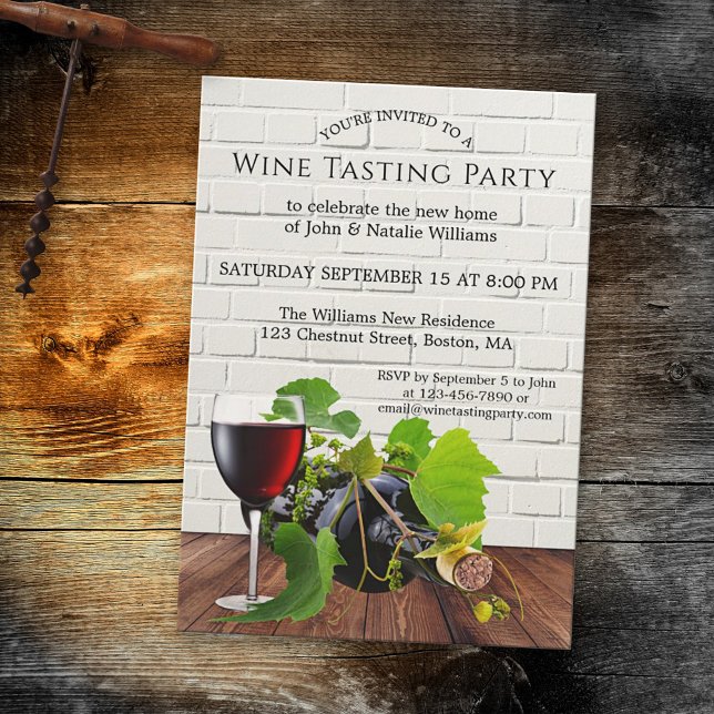Invitación a la fiesta de degustación del vino par (Subido por el creador)
