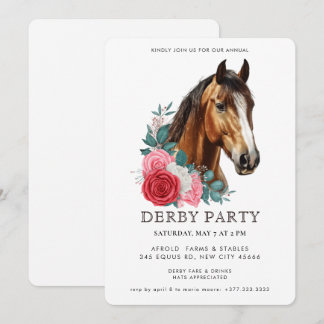 Invitación a la fiesta de Derby de estilo sureño