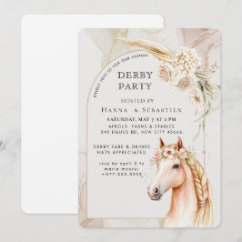 Invitación a la fiesta de Derby de estilo sureño