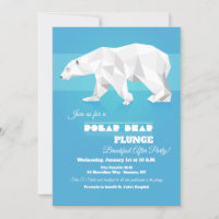 Invitación a la fiesta de desplome del oso polar