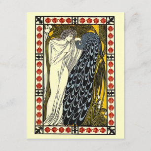 Invitación a la fiesta de Diosa y Pacock Toga