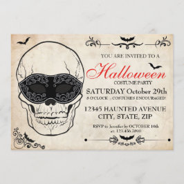 Invitación a la fiesta de disfraces de Halloween
