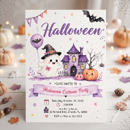 Invitación a la fiesta de disfraces de Halloween