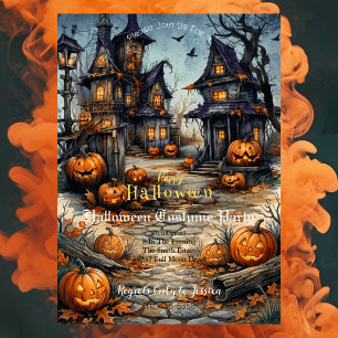 Invitación a la fiesta de disfraces de Halloween