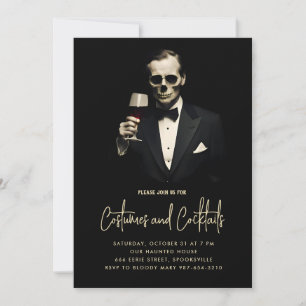 Invitación a la fiesta de disfraces de Halloween