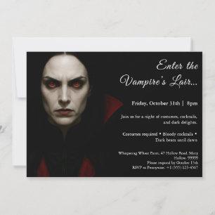 Invitación a la fiesta de disfraces de Halloween d