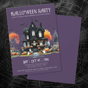 Invitación a la Fiesta de Disfraces de Halloween d
