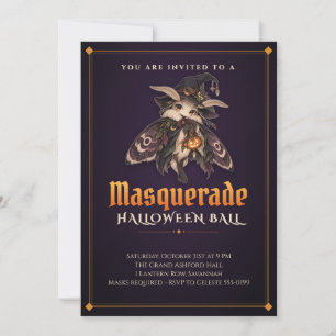 Invitación a la fiesta de disfraces de Halloween d