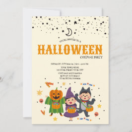 Invitación a la fiesta de disfraces de Halloween p