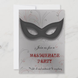 Invitación a la fiesta de disfraces de Masquerade