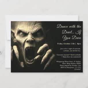 Invitación a la fiesta de disfraces de Noche de Br