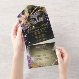 Invitación a la fiesta de disfraces TODO EN UNO