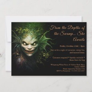 Invitación a la fiesta de disfraz de Halloween de