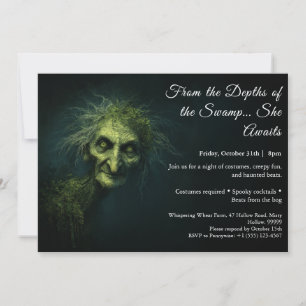 Invitación a la fiesta de disfraz de Halloween de