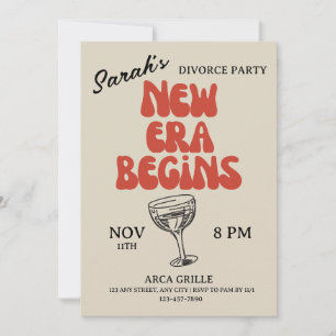 INVITACIÓN A LA FIESTA DE DIVORCIO DE NUEVA ERA
