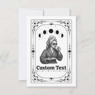 Invitación a la Fiesta de Divorcio Tarot Carta Fem