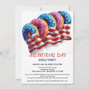 Invitación a la Fiesta de Donas del Día de los Caí