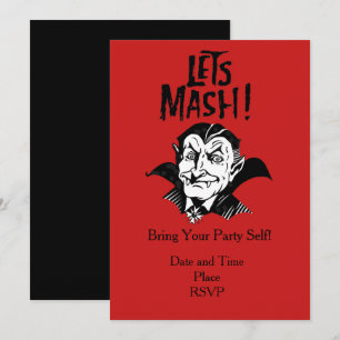Invitación a la fiesta de Drácula