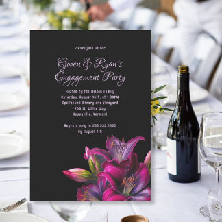 Invitación a la fiesta de ducha de Lilies antes de