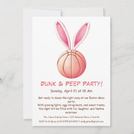 Invitación a la fiesta de Dunk & Peep – Baloncesto