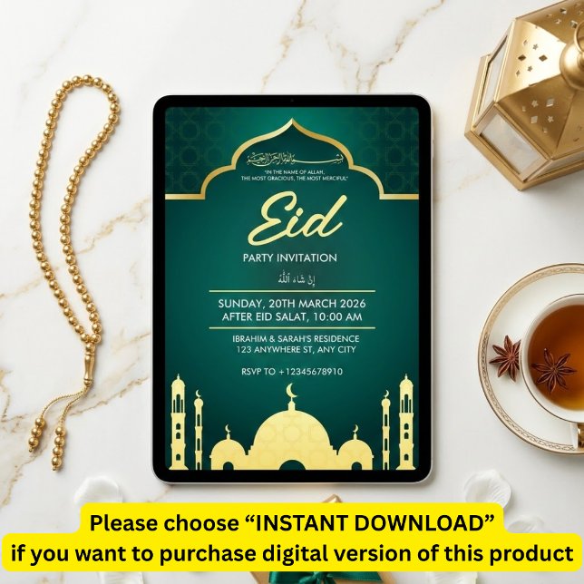 Invitación a la Fiesta de Eid (Subido por el creador)