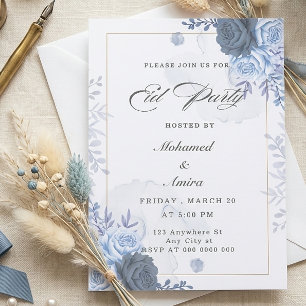 Invitación a la Fiesta de Eid Celebración Elegante