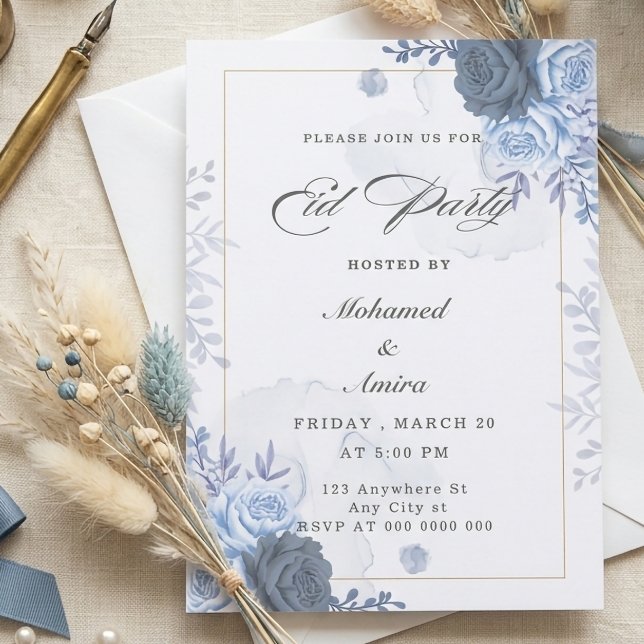 Invitación a la Fiesta de Eid Celebración Elegante (Subido por el creador)