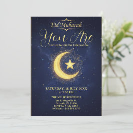 Invitación a la Fiesta de Eid Mubarak de Noche Est
