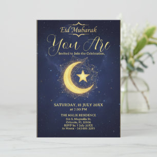 Invitación a la Fiesta de Eid Mubarak de Noche Est