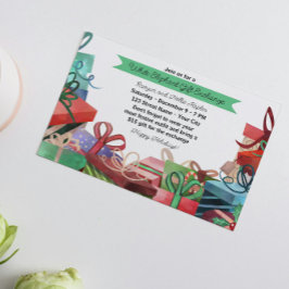 Invitación a la Fiesta de Elefante Blanco de Navid