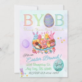 Invitación a la fiesta de embutidos de Brunch de P