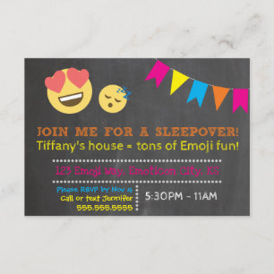 Invitación a la fiesta de Emoji
