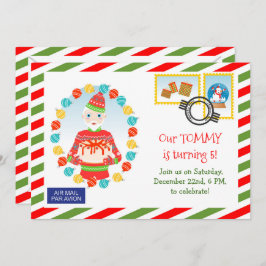 Invitación a la fiesta de entrega de pasteles del 