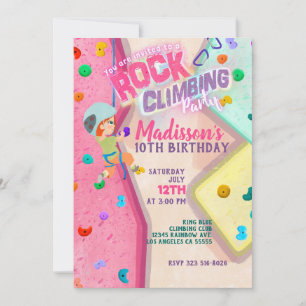 Invitación a la fiesta de escalada en roca