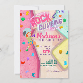 Invitación a la fiesta de escalada en roca
