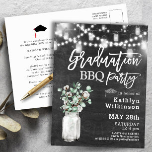 Invitación a la fiesta de Eucalyptus Greenery GRAD