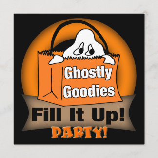 Invitación a la fiesta de Fantasma Halloween