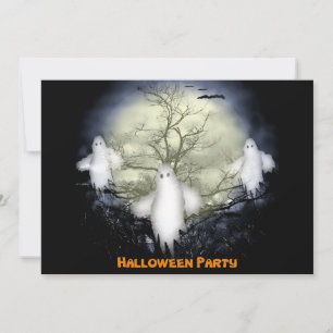 Invitación a la fiesta de fantasmas de Halloween S