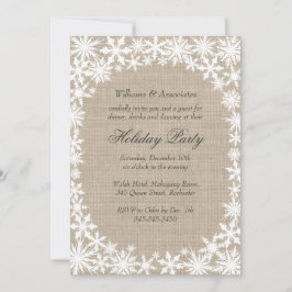 Invitación a la fiesta de feriado corporativo de L