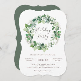 Invitación a la fiesta de feriado natural cálido