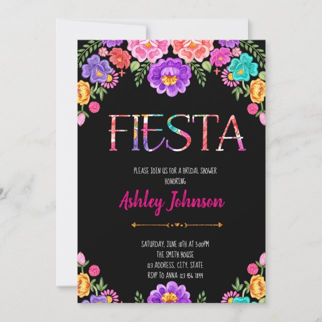 Invitación a la fiesta de fiesta de la fiesta de l (Anverso)