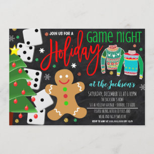 Invitación a la fiesta de fiesta de Navidad