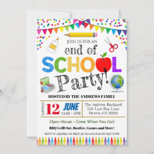 Invitación a la Fiesta de Fin de Curso