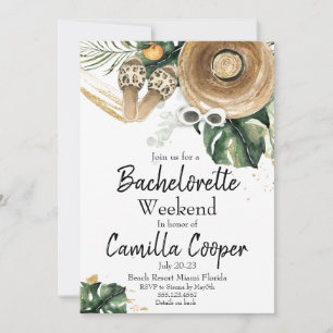 Invitación a la fiesta de fin de semana de Bachelo